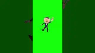 Mr. Boss Goes Crazy | Smiling Friends | Green Screen