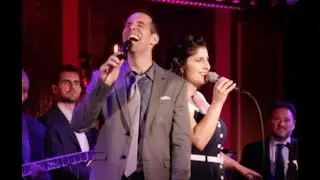 Marcus Goldhaber & Melissa Stylianou sing Walking My Baby Back Home at 54 Below