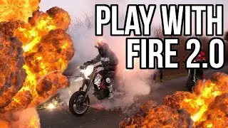 MIT FEUER AM MOTORRAD SPIELEN // REUPLOAD