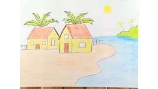 LANDSCAPE PAINTING WITH COLOUR | VISUAL ARTS CLASS ACTIVITIES