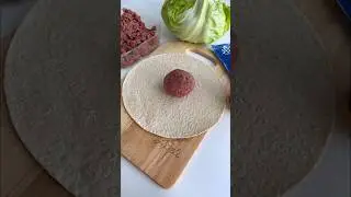 Гамбургер в лепешке!