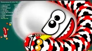 Need Help..(wh)#3 Wormszone io biggest slither snake 🐍 Giant worm VS Small worms 👍 #gaming #gameplay
