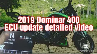 2019 Dominar 400 ECU update detailed video 