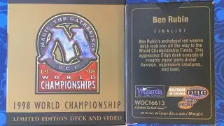 Magic: The Gathering 1998 World Championships Deck - Finalist Ben Rubin #ThrowbackThursday 21