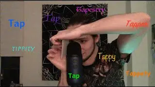 ASMR Tapping And Absolutely Nothing But Tapping On Over 10 Colorfully Tingly Triggers