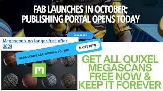 Automate Adding All Free Quixel Megascans Before They're Gone | Script Tutorial