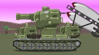 KV-6 and the defeat of the Ratte monster - Cartoons about tanks