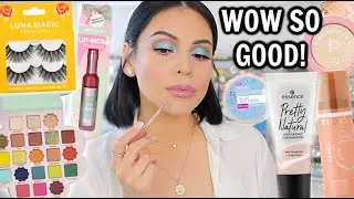 NEW DRUGSTORE MAKEUP TESTED: FULL FACE OF FIRST IMPRESSIONS! (new amazing affordable products)