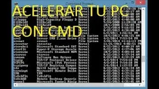 Acelerar nuestra pc con cmd