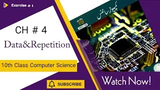 10th Class Computer Chapter 4 Solved Exercise ||  Exercise 4.1 || 10th Class Computer