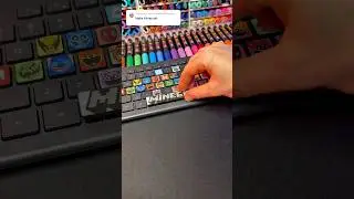 Drawing MINECRAFT logo on my Keyboard🔥