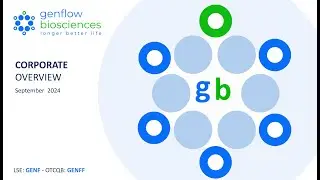 Genflow Biosciences Plc (OTCQB: GENFF | LSE: GENF): Virtual Investor Conferences