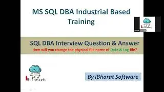 TOP SQL DBA: How will you change the physical file name of SQL Data & Log file? 