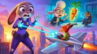 Zootopia 2 | Giant Judy Destroy the City & Nick Recuse Judy from Skyscraper | Fanmade