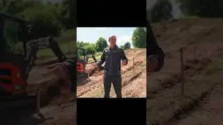 Планируем гидравлическим ковшом. Работа миниэкскаватора eurocomach. Экскаваторщик в деле. 