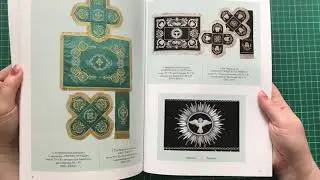Распаковка посылки с книгами по вышивке