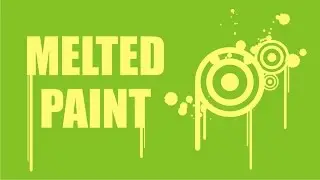 FASTEST WAY How to Draw Melted Paint Effect in CorelDraw