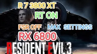 Resident Evil Remake RT (Steam) vs RX 6800/R 7 3800 XT