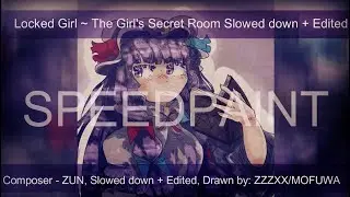 SPEEDPAINT | Touhou 6 - Locked Girl ~ The Girl's Secret Room | Slowed down + Edited