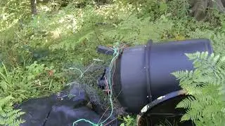 A failing camcorder on its last charge