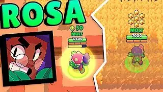 ROSA is INSANE in BRAWL STARS! (Brawl Stars Rosa)
