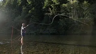 Casting with half of a 9' 5wt - OPST