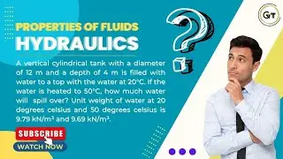 Hydraulics | Properties of Fluids, Supplementary Problem 2