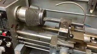 Boring a cylinder on a lathe