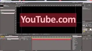 After Effects Tutorial: Kinetic Typography (Switch Text as it Rotates) -HD-