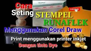 Membuat filem stempel runaflex tanpa printer laser