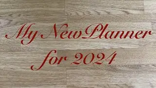 My New Planner for 2024
