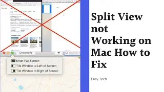 Split View not Working on MacBook How to Fix