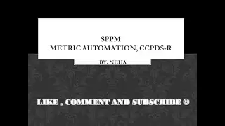 METRIC AUTOMATION, CCPDS-R
