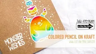 Colored Pencil on Kraft Card Stock