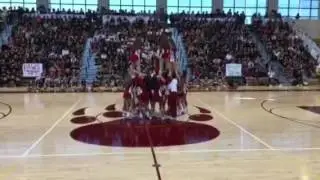 MHHS Cheer Discovery Bowl pep rally 2016-2017