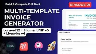 Build a Multi-Template Laravel 12 Invoice Generator - Project Setup | Part 1
