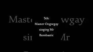 Mr Oogwayʼs Mr Bombastic Song Evolution