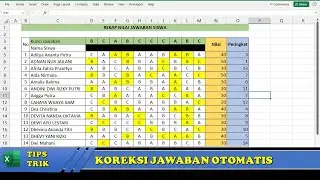 Cara Koreksi Jawaban di Excel