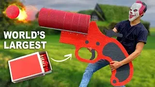 World's LARGEST FLARE GUN With Matches