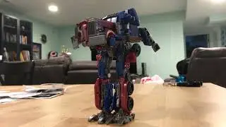 Transformers  stop motion Optimus prime  revenge of the falllen.