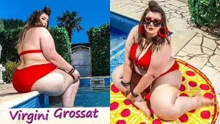Virginie Grossat - Body Positive Plus Size Fashion Model | French plus-size model Virgini Biography