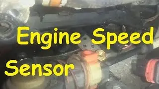 Renault Scenic II Engine Speed Sensor / Crankshaft sensor location