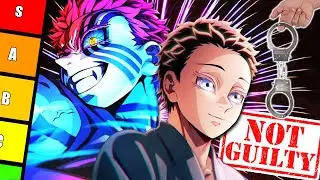 Ranking Demon Slayer Characters by their CRIMES?! | Tier List