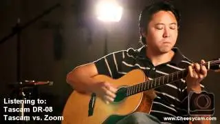 Tascam DR-08 vs Zoom H1 samples