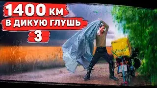 😖Один среди ДИКОЙ глуши Мотопутешествие на АЛЬФЕ.  Часть 3