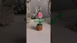 Making a pipe cleaner tulip!! 🌷 Ib _ann.isaa