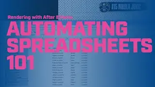 Automate your Google Sheet to render After Effects assets based on your input data
