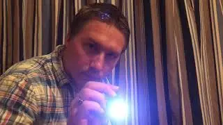 ASMR - Flashlight only. No dialogue. Experiment with looping video.