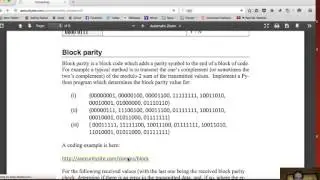 Telecoms Lab: Error detection/correction in Python