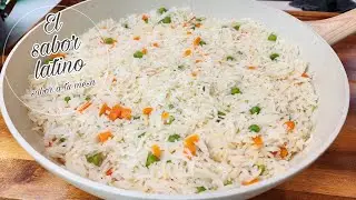 🔴Todos los Secretos para hacer El Mejor Arroz  blanco Con Vegetales |Riquisimo💯
